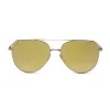 DASH - GOLD + BRILLIANT GOLD MIRROR + POLARIZED SUNGLASSES sold by Diff Eyewear