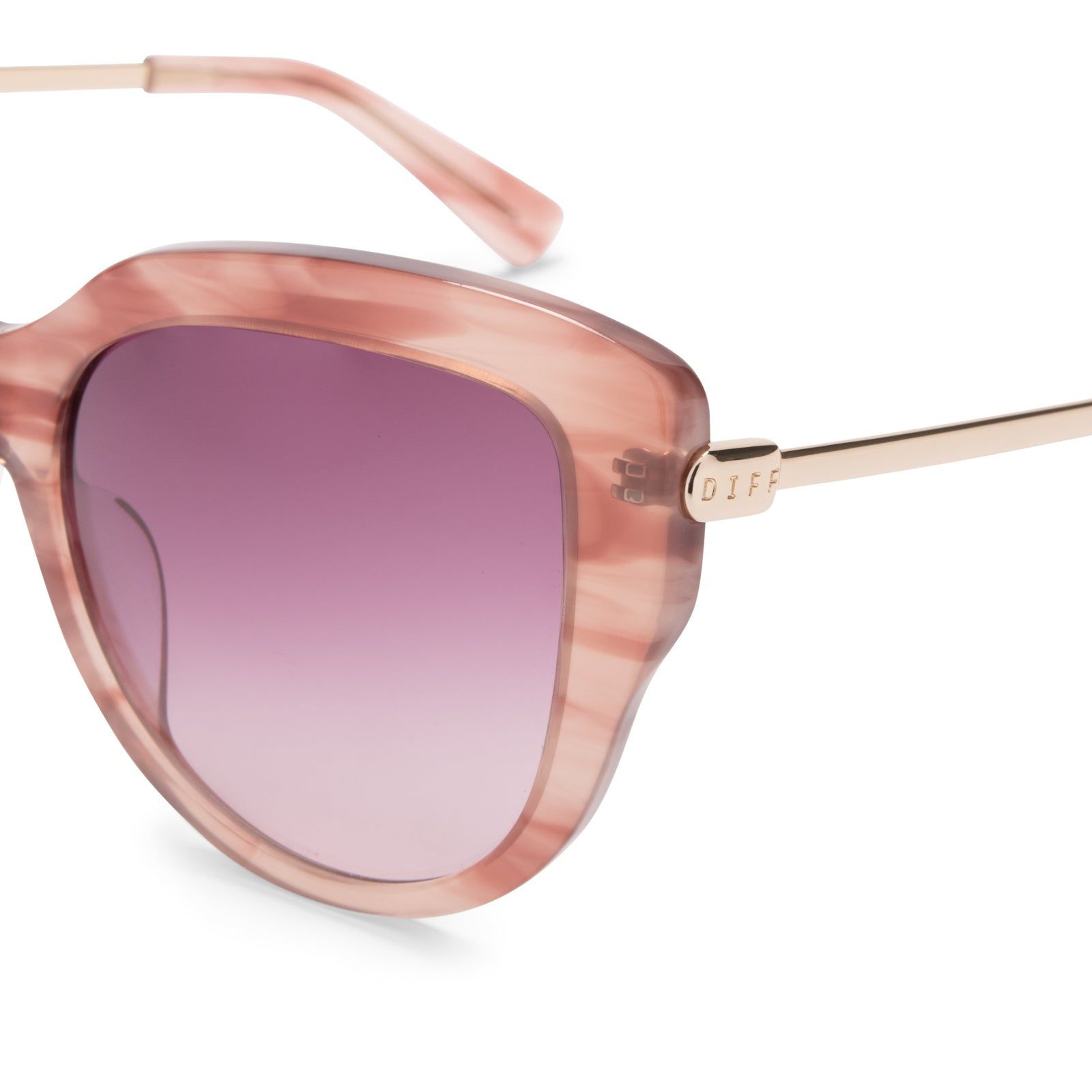 AVERY - CASSIS + WINE GRADIENT SUNGLASSES sold by Diff Eyewear product image thumbnail 4