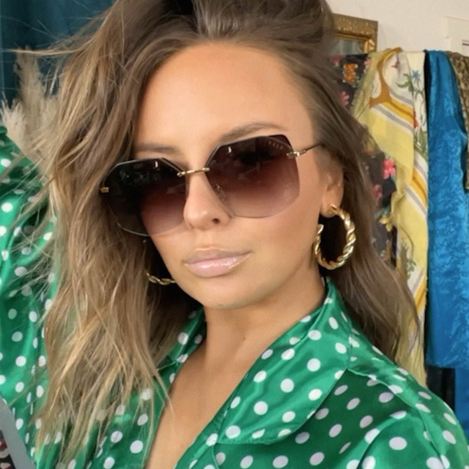 BREE - GOLD + BROWN GRADIENT SUNGLASSES sold by Diff Eyewear product image thumbnail 6