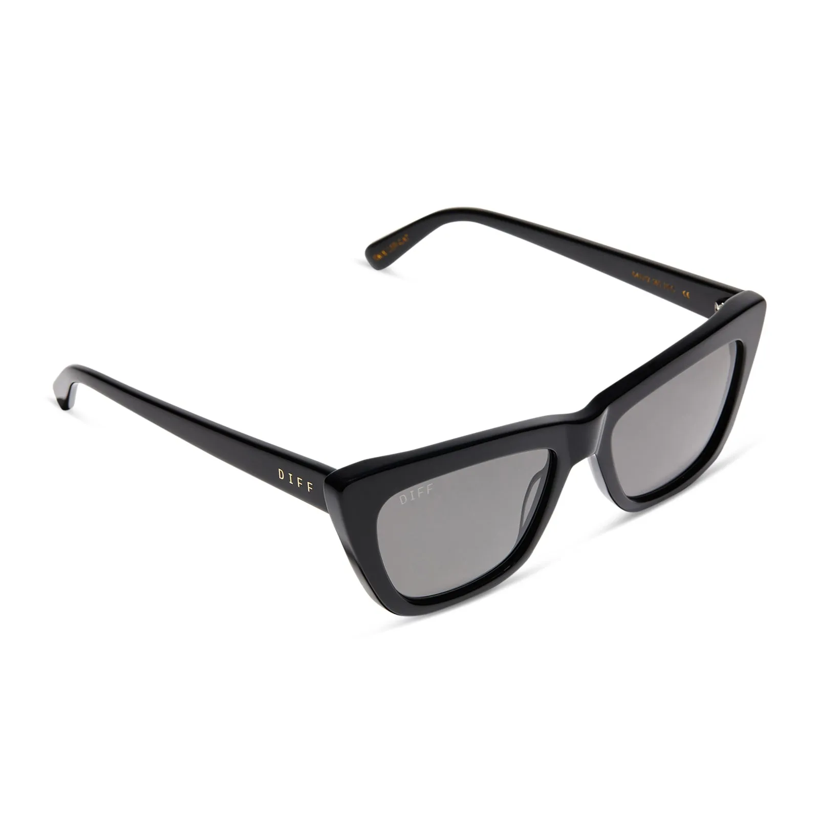 NATASHA - BLACK + GREY + POLARIZED SUNGLASSES sold by Diff Eyewear product image thumbnail 4