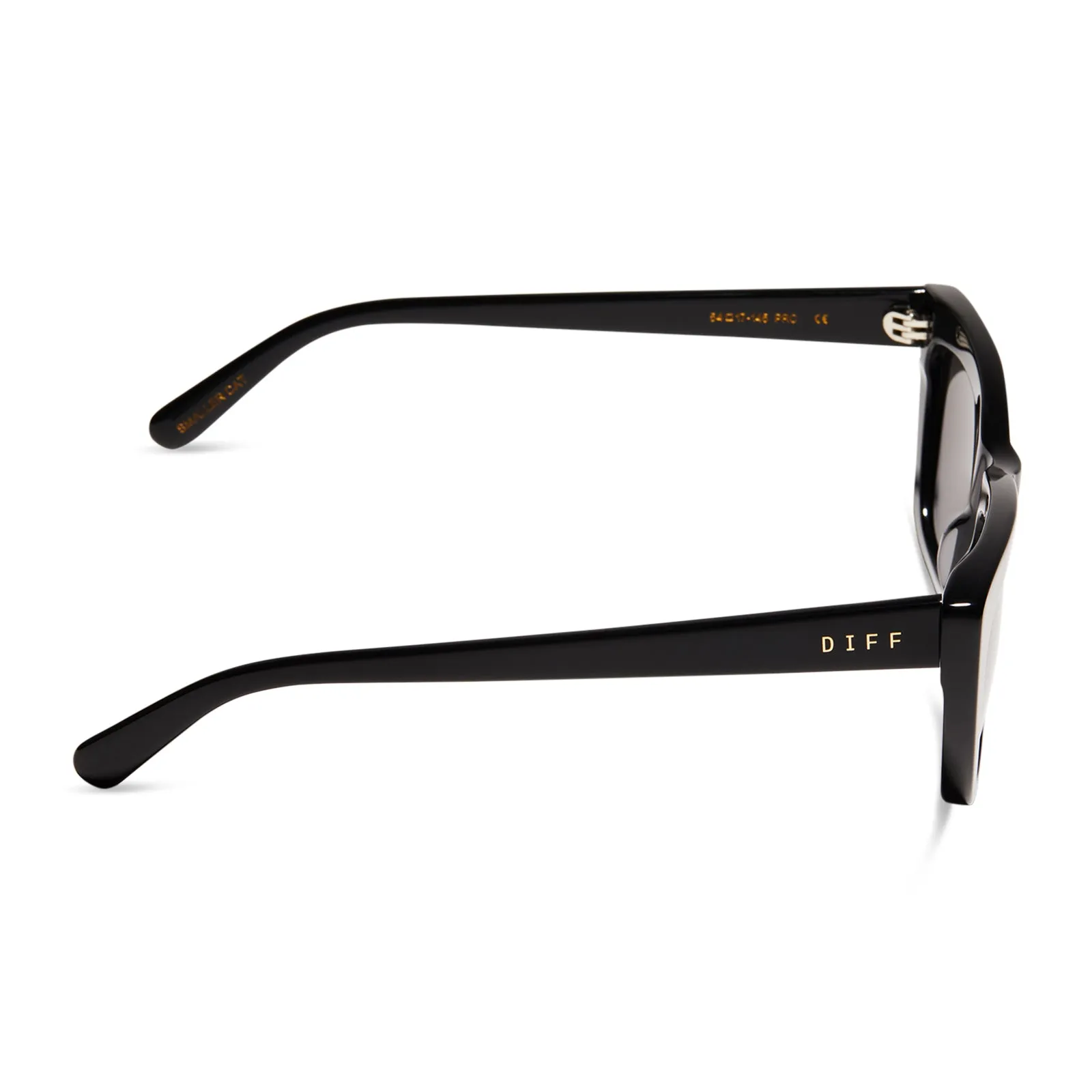 NATASHA - BLACK + GREY + POLARIZED SUNGLASSES sold by Diff Eyewear product image thumbnail 3