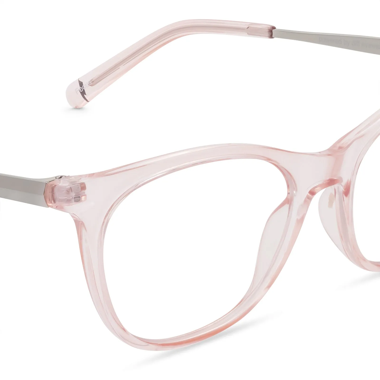 WOMEN'S HEALTH FOCUS - LIGHT PINK CRYSTAL + BLUE LIGHT TECHNOLOGY sold by Diff Eyewear product image thumbnail 3