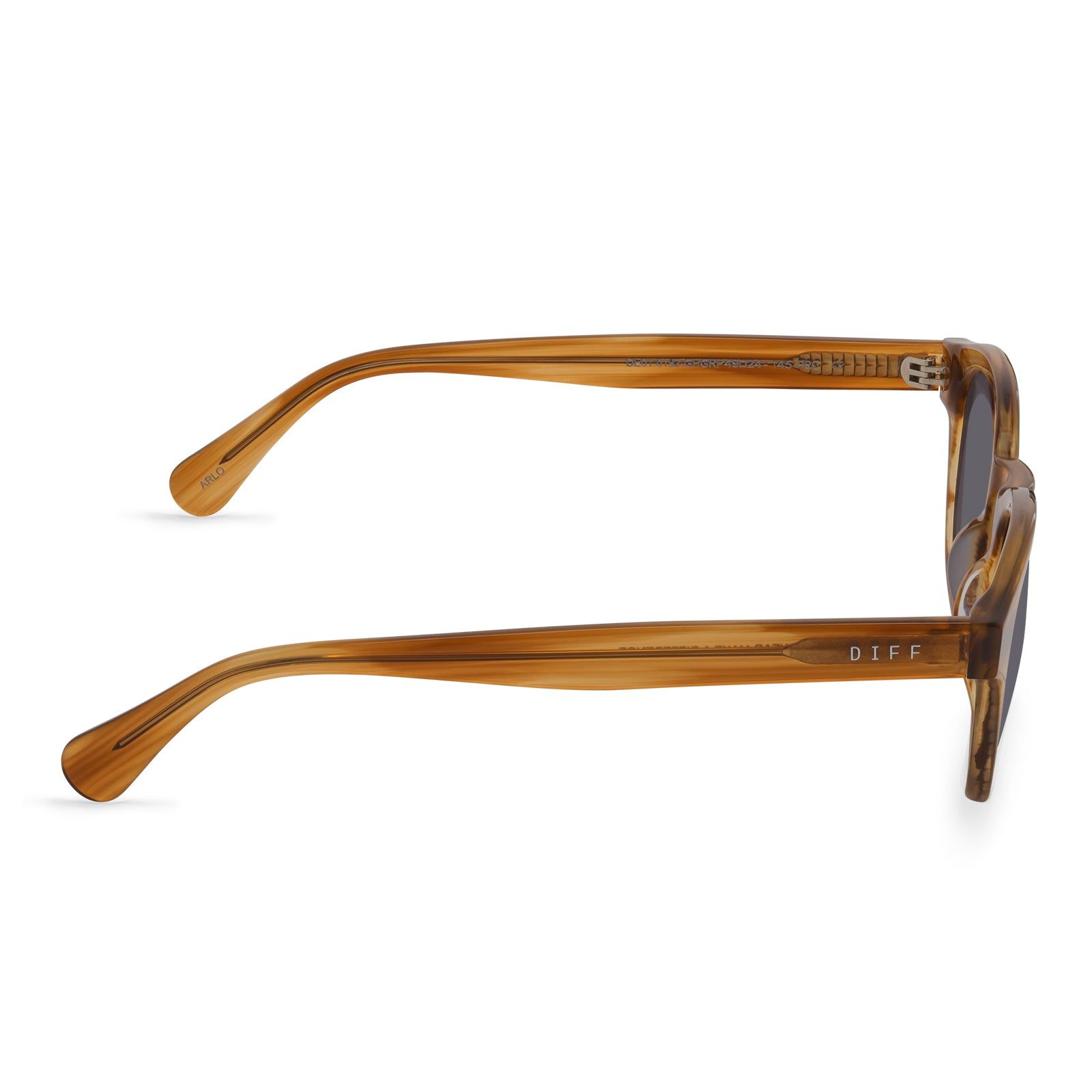 ARLO - GOLDEN HARVEST + GREY + POLARIZED SUNGLASSES sold by Diff Eyewear product image thumbnail 2