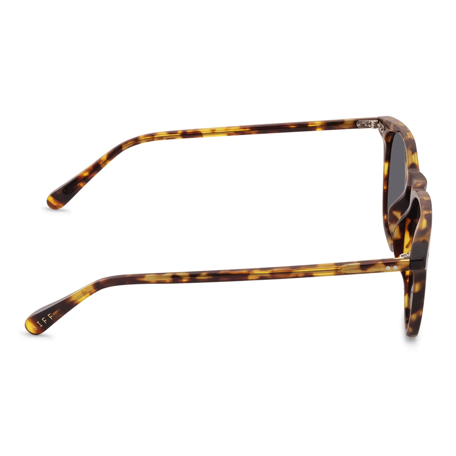 MAXWELL XL - AMBER TORTOISE + GREY POLARIZED SUNGLASSES sold by Diff Eyewear product image thumbnail 3
