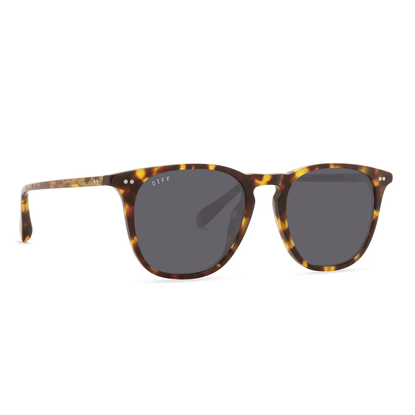 MAXWELL XL - AMBER TORTOISE + GREY POLARIZED SUNGLASSES sold by Diff Eyewear product image thumbnail 2