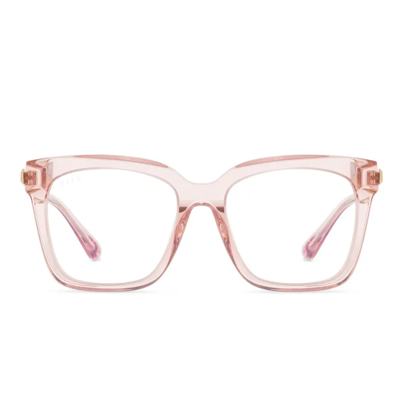 BELLA - AZALEA CRYSTAL + BLUE LIGHT TECHNOLOGY GLASSES sold by Diff Eyewear