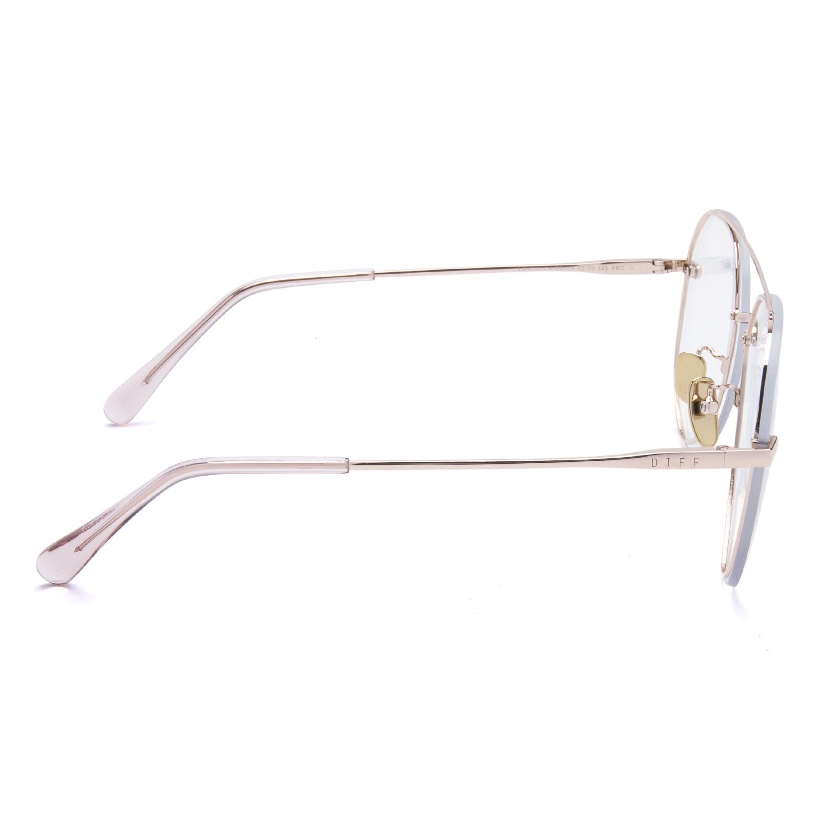 LENOX - CHAMPAGNE + BLUE LIGHT TECHNOLOGY GLASSES sold by Diff Eyewear product image thumbnail 4