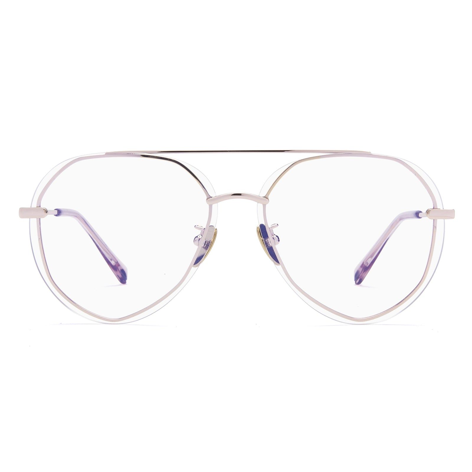 LENOX - CHAMPAGNE + BLUE LIGHT TECHNOLOGY GLASSES sold by Diff Eyewear