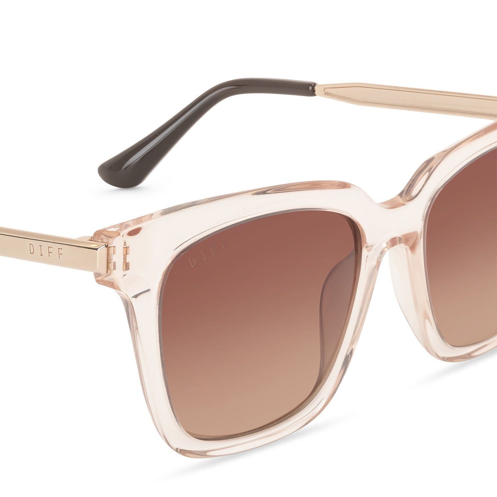 BELLA - SANDSTONE CRYSTAL + BROWN GRADIENT SUNGLASSES sold by Diff Eyewear product image thumbnail 3