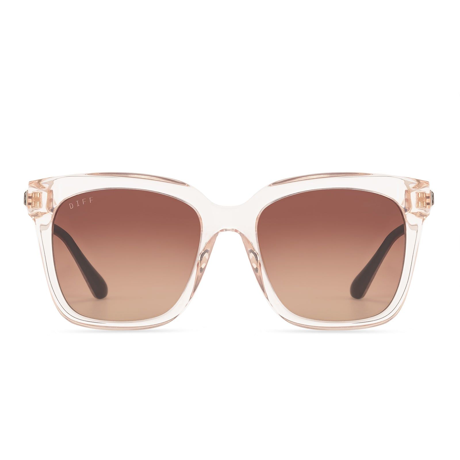 BELLA - SANDSTONE CRYSTAL + BROWN GRADIENT SUNGLASSES sold by Diff Eyewear