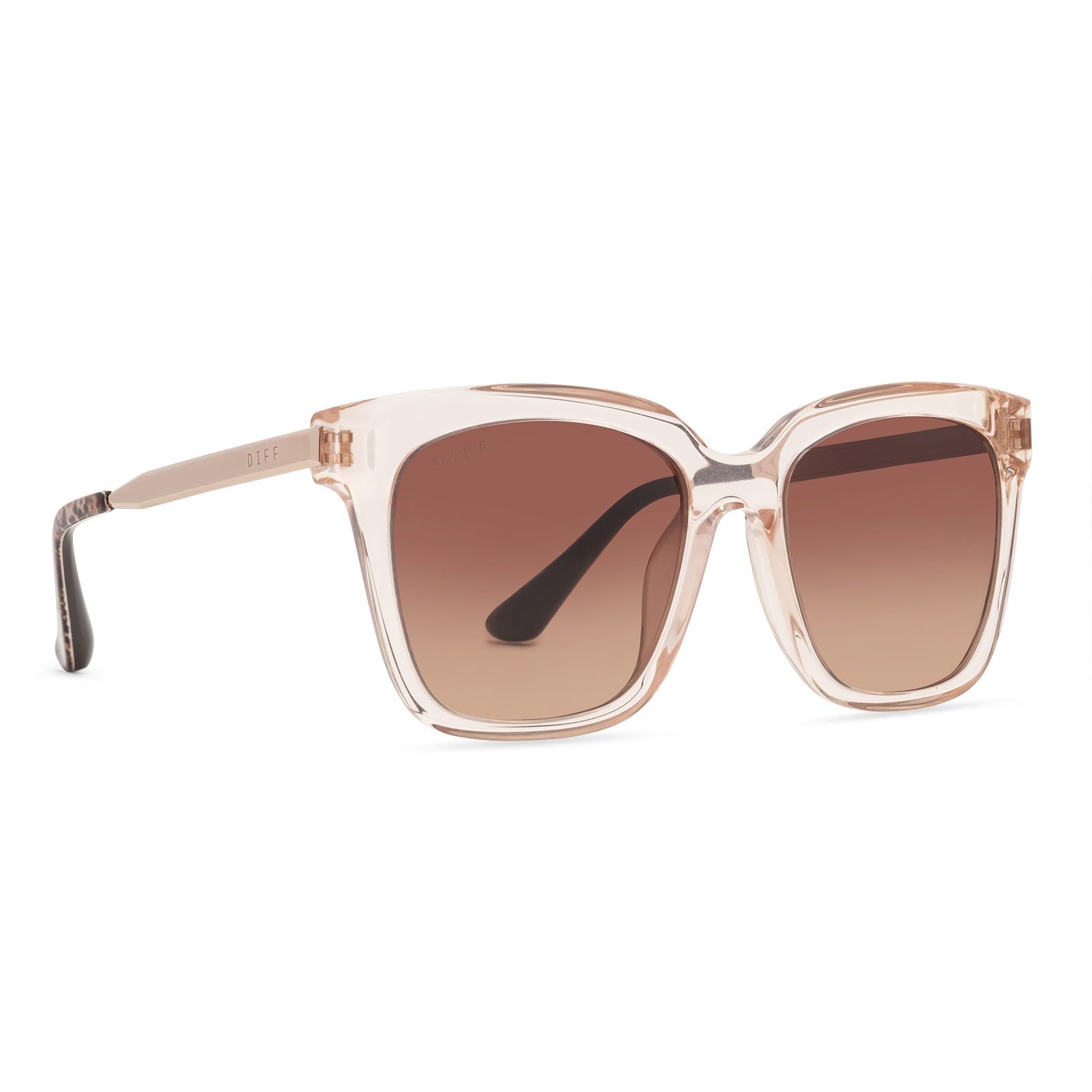 BELLA - SANDSTONE CRYSTAL + BROWN GRADIENT SUNGLASSES sold by Diff Eyewear product image thumbnail 2