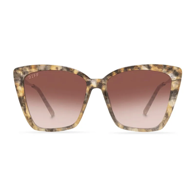 HEIDI - SEA TORTOISE + BROWN GRADIENT SUNGLASSES sold by Diff Eyewear