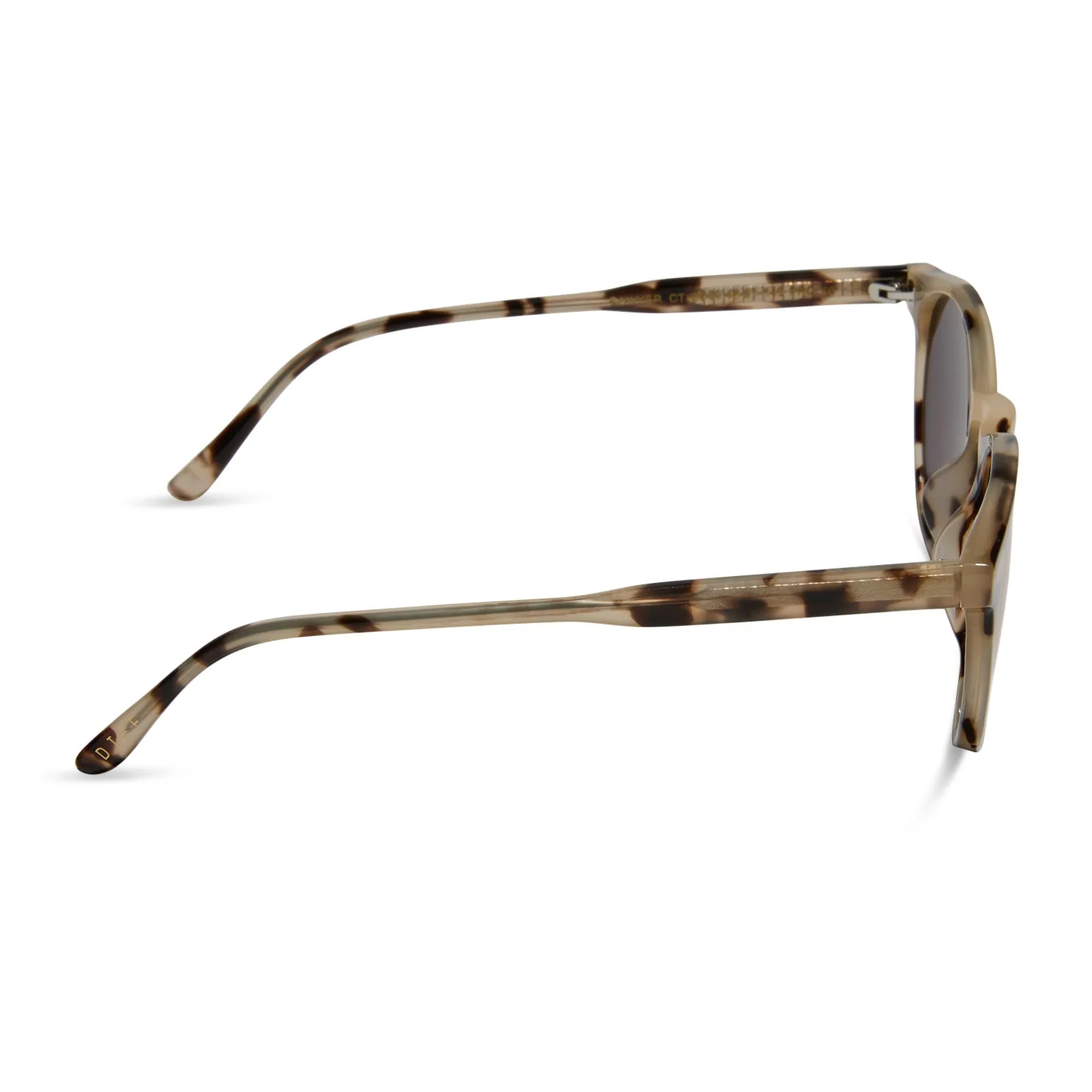 SAWYER - CREAM TORTOISE + SUNSET MIRROR SUNGLASSES sold by Diff Eyewear product image thumbnail 3