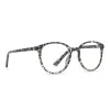 JEANNE - CLEAR LEOPARD  + BLUE LIGHT READERS sold by Diff Eyewear