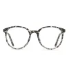 JEANNE - CLEAR LEOPARD  + BLUE LIGHT READERS sold by Diff Eyewear