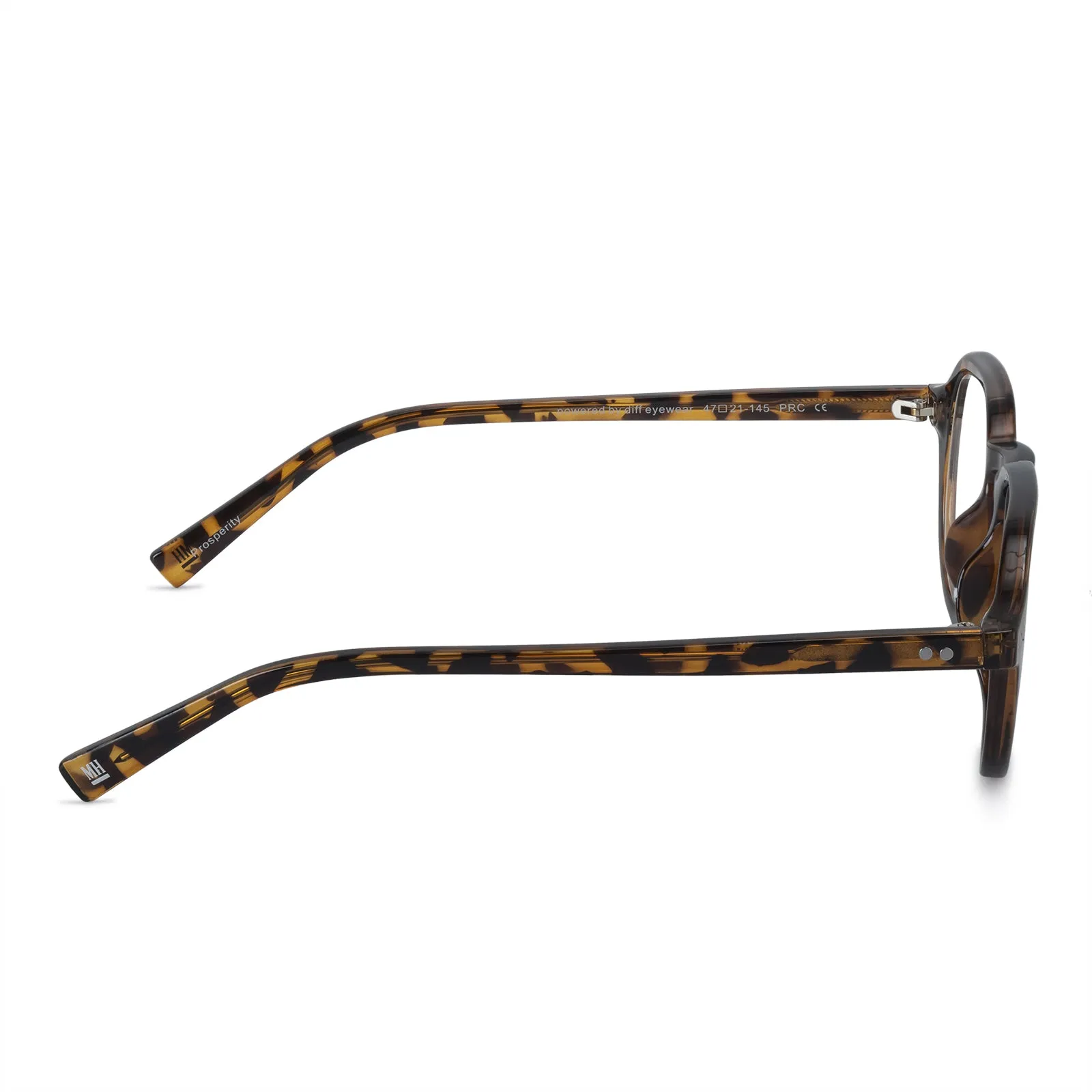 MEN'S HEALTH PROSPERITY - TORTOISE + CLEAR sold by Diff Eyewear product image thumbnail 4