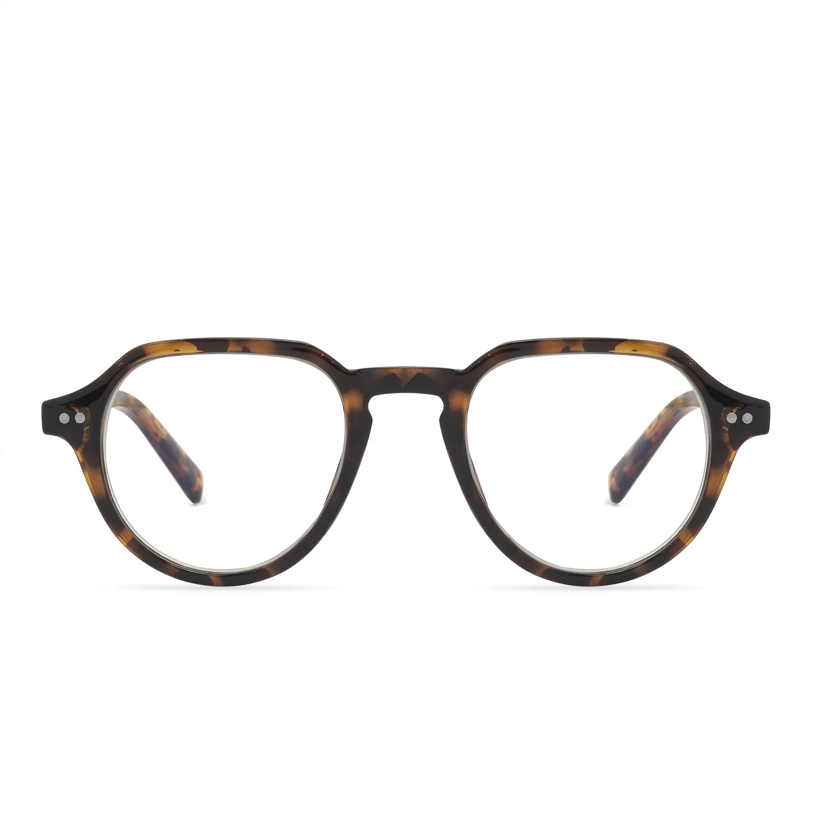 MEN'S HEALTH PROSPERITY - TORTOISE + CLEAR sold by Diff Eyewear
