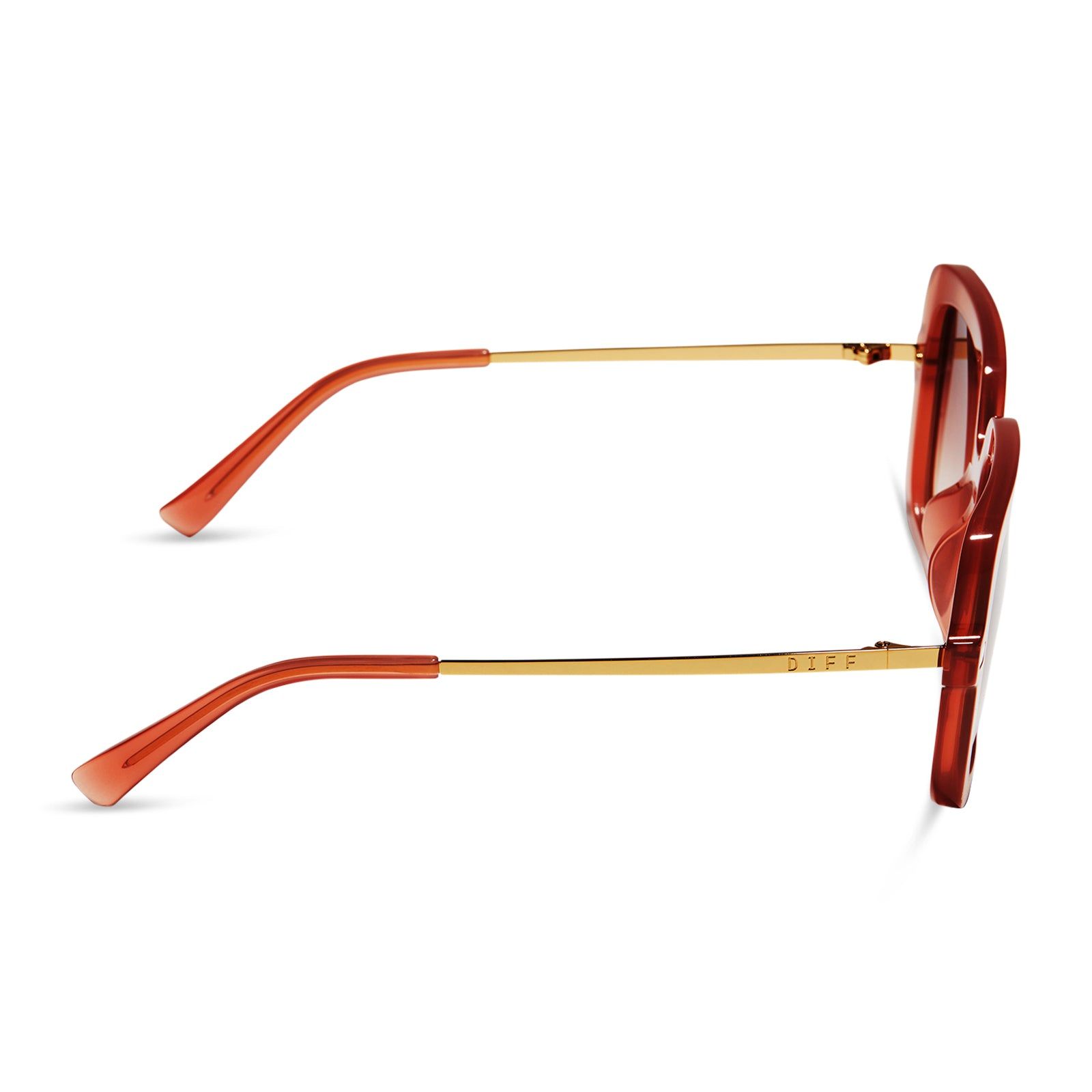 SANDRA - DUSKY MAUVE + DUSK GRADIENT SUNGLASSES sold by Diff Eyewear product image thumbnail 3