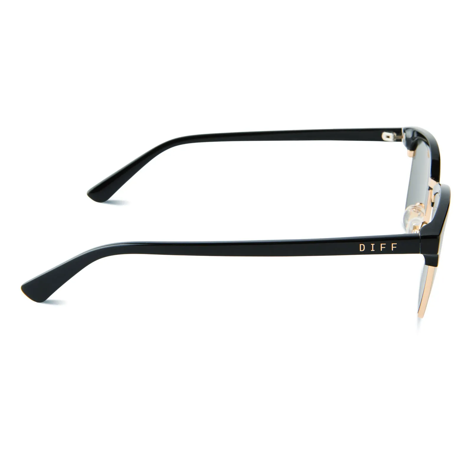 BIARRITZ - BLACK + GREY POLARIZED SUNGLASSES sold by Diff Eyewear product image thumbnail 3