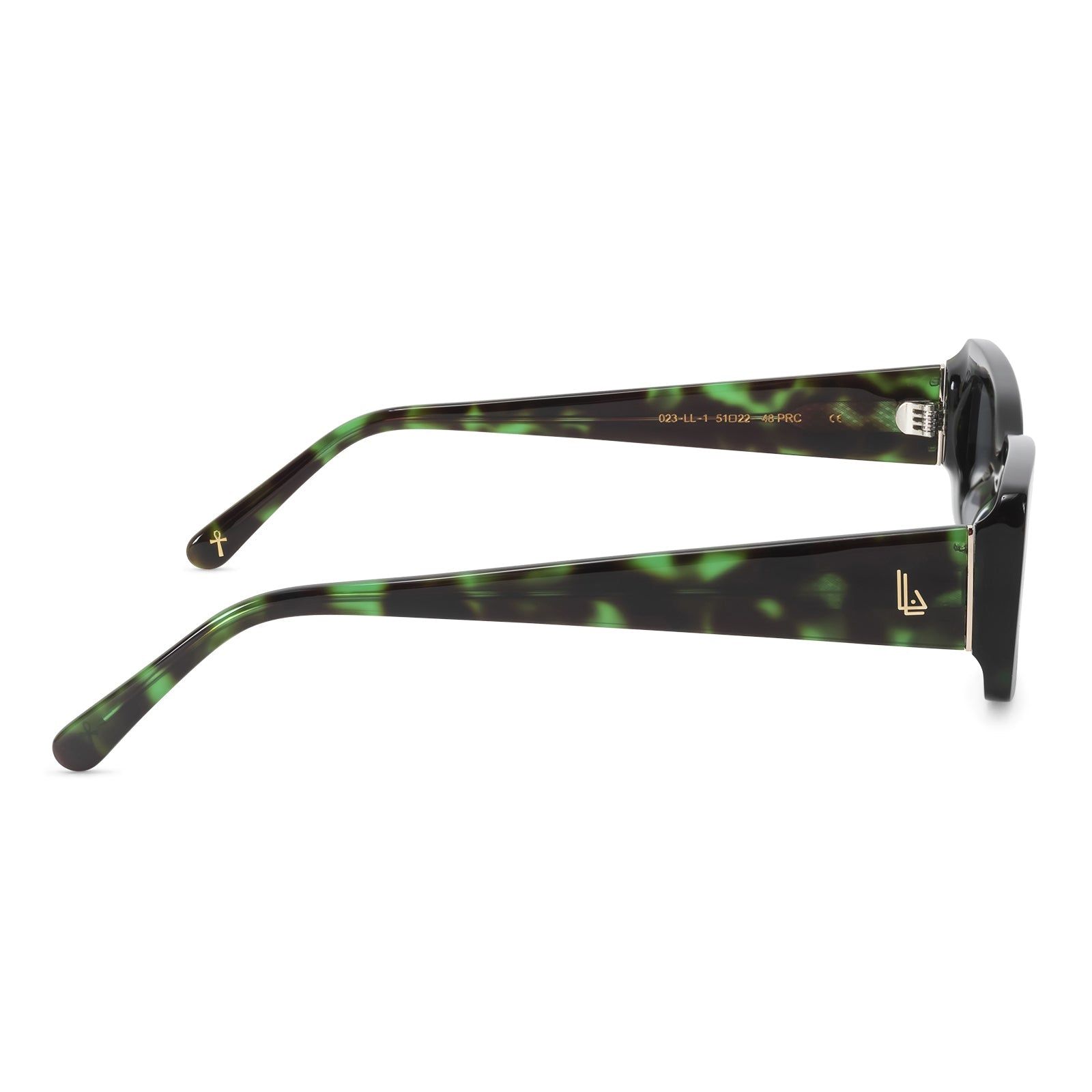 LOTUS LOCS - EMERALD TORTOISE SUNGLASSES sold by Diff Eyewear product image thumbnail 4