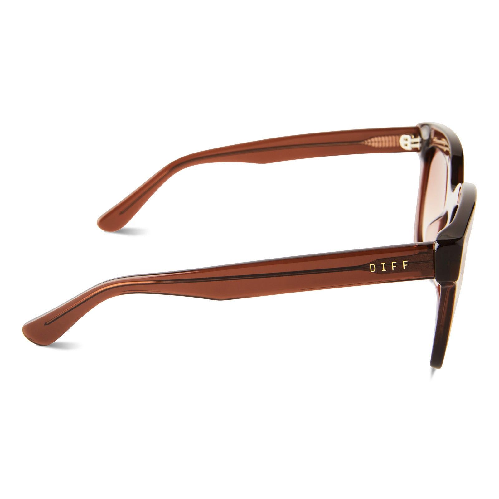 CARSON - DEEP AMBER + TERRACOTTA GRADIENT SUNGLASSES sold by Diff Eyewear product image thumbnail 2