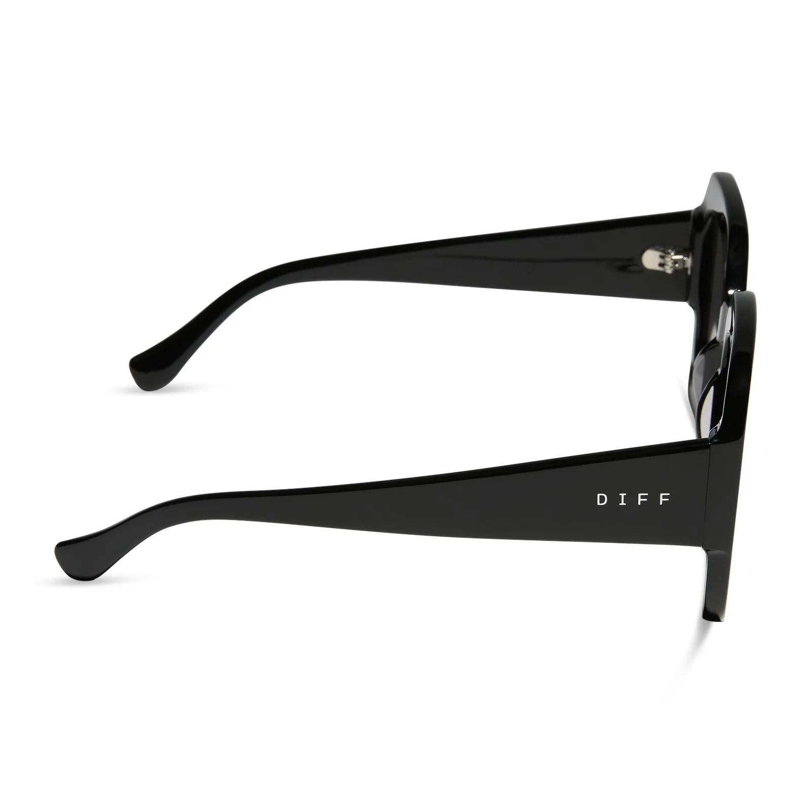 CHARISE - BLACK + GREY + POLARIZED SUNGLASSES sold by Diff Eyewear product image thumbnail 3