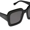 CHARISE - BLACK + GREY + POLARIZED SUNGLASSES sold by Diff Eyewear