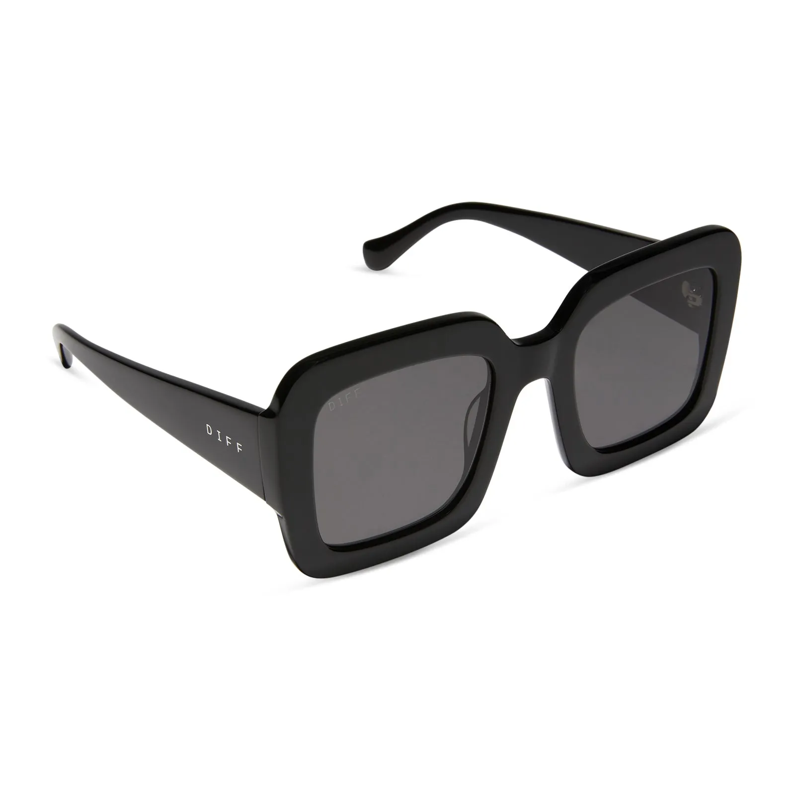 CHARISE - BLACK + GREY + POLARIZED SUNGLASSES sold by Diff Eyewear product image thumbnail 2