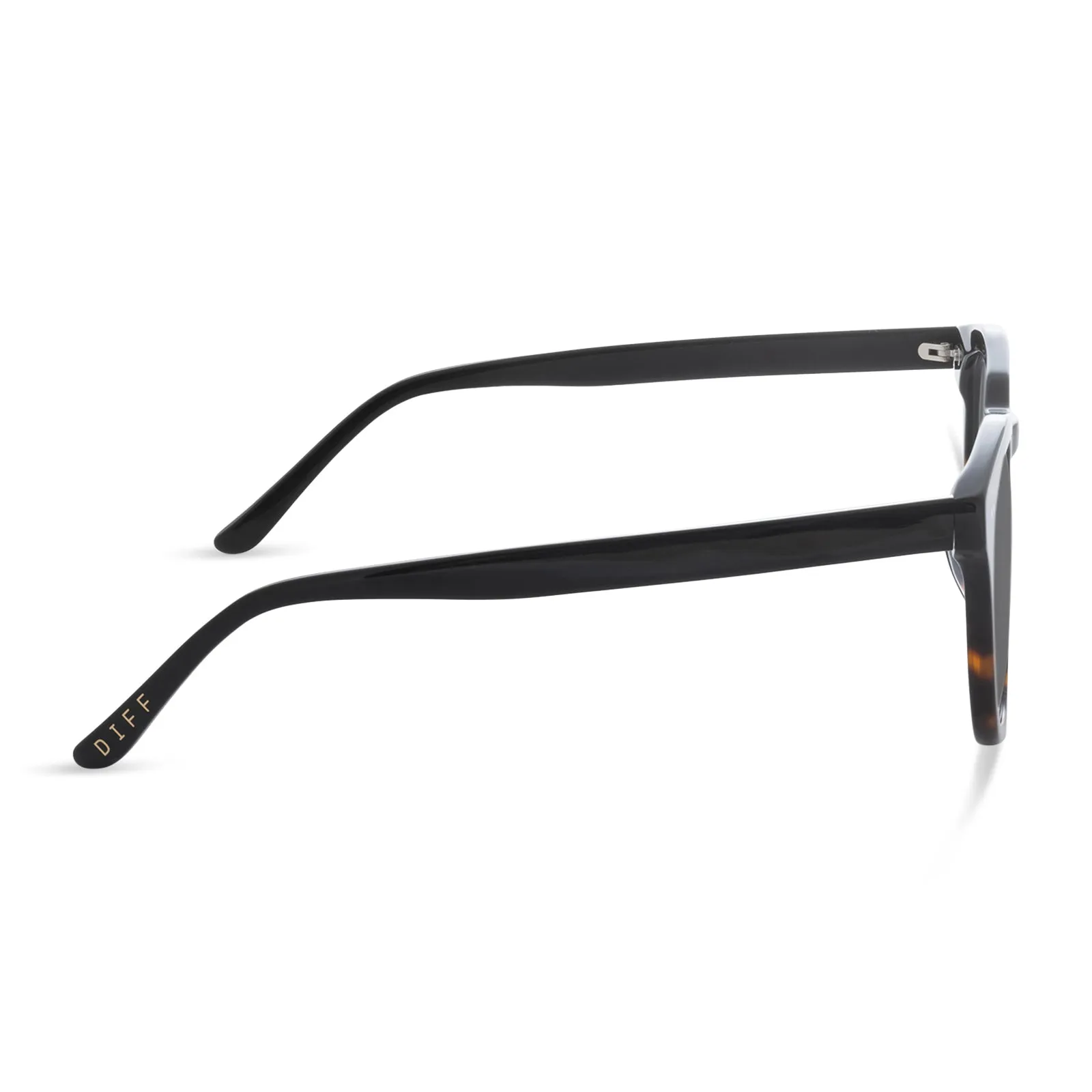 WESTON - BLACK TORTOISE + GREY SUNGLASSES sold by Diff Eyewear product image thumbnail 3