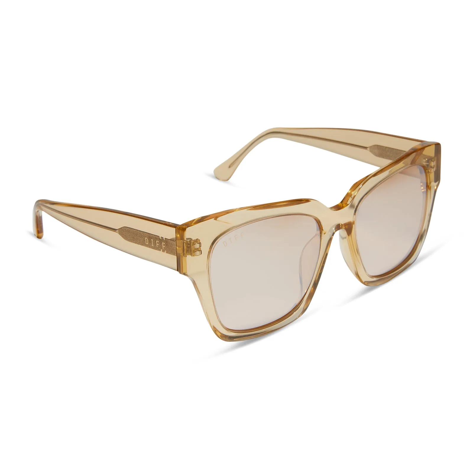 BELLA II - HONEY CRYSTAL + HONEY CRYSTAL FLASH SUNGLASSES sold by Diff Eyewear product image thumbnail 2