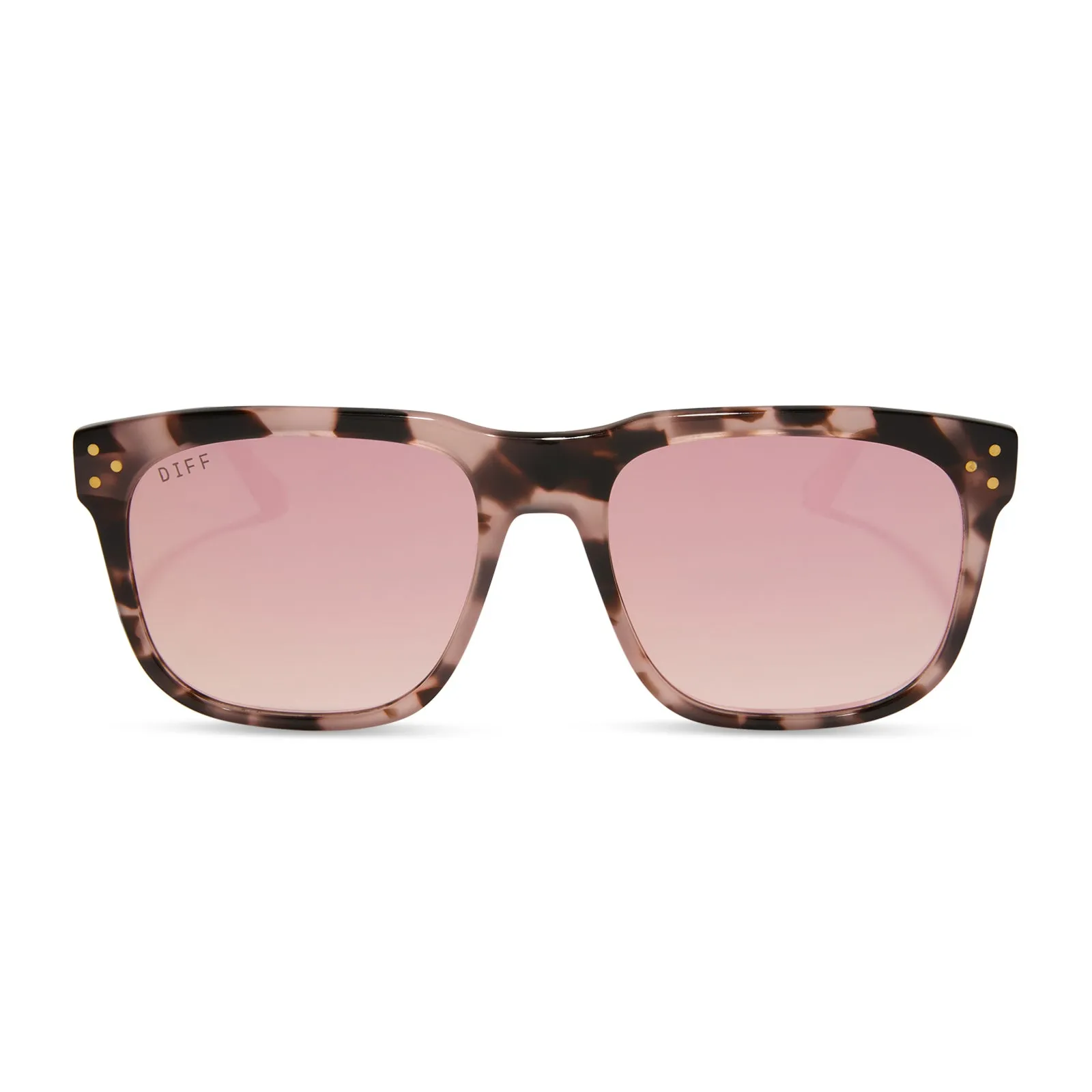 SICILY - HIMALAYAN TORTOISE + TAUPE MIRROR SUNGLASSES sold by Diff Eyewear