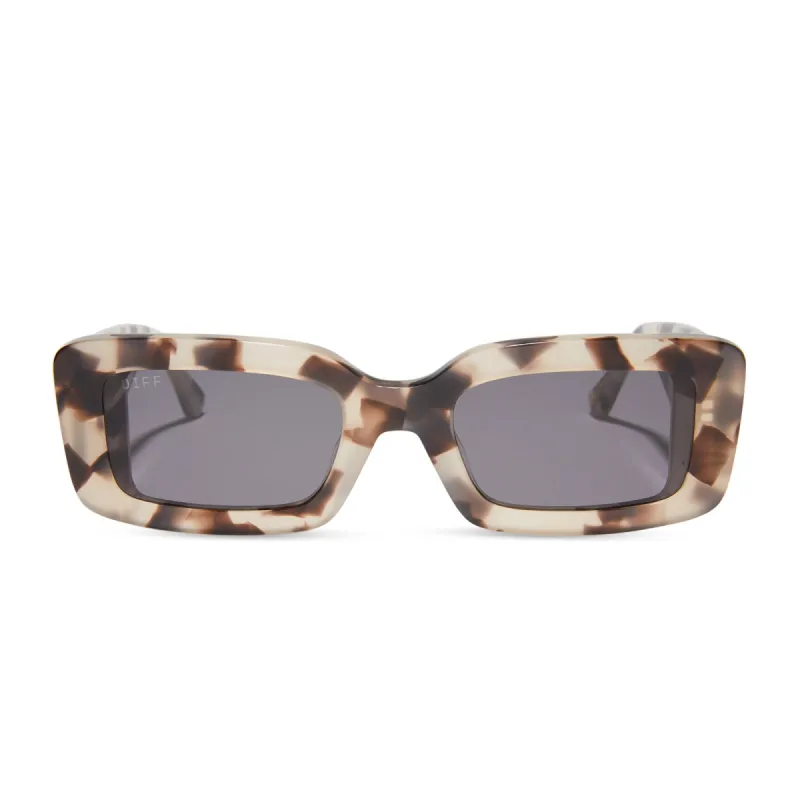 TTYL - CREAM TORTOISE + GREY SUNGLASSES sold by Diff Eyewear