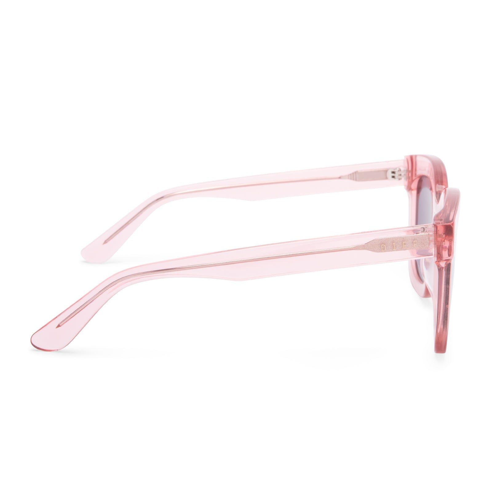 CARSON - LIGHT PINK CRYSTAL + PINK FLASH SUNGLASSES sold by Diff Eyewear product image thumbnail 2