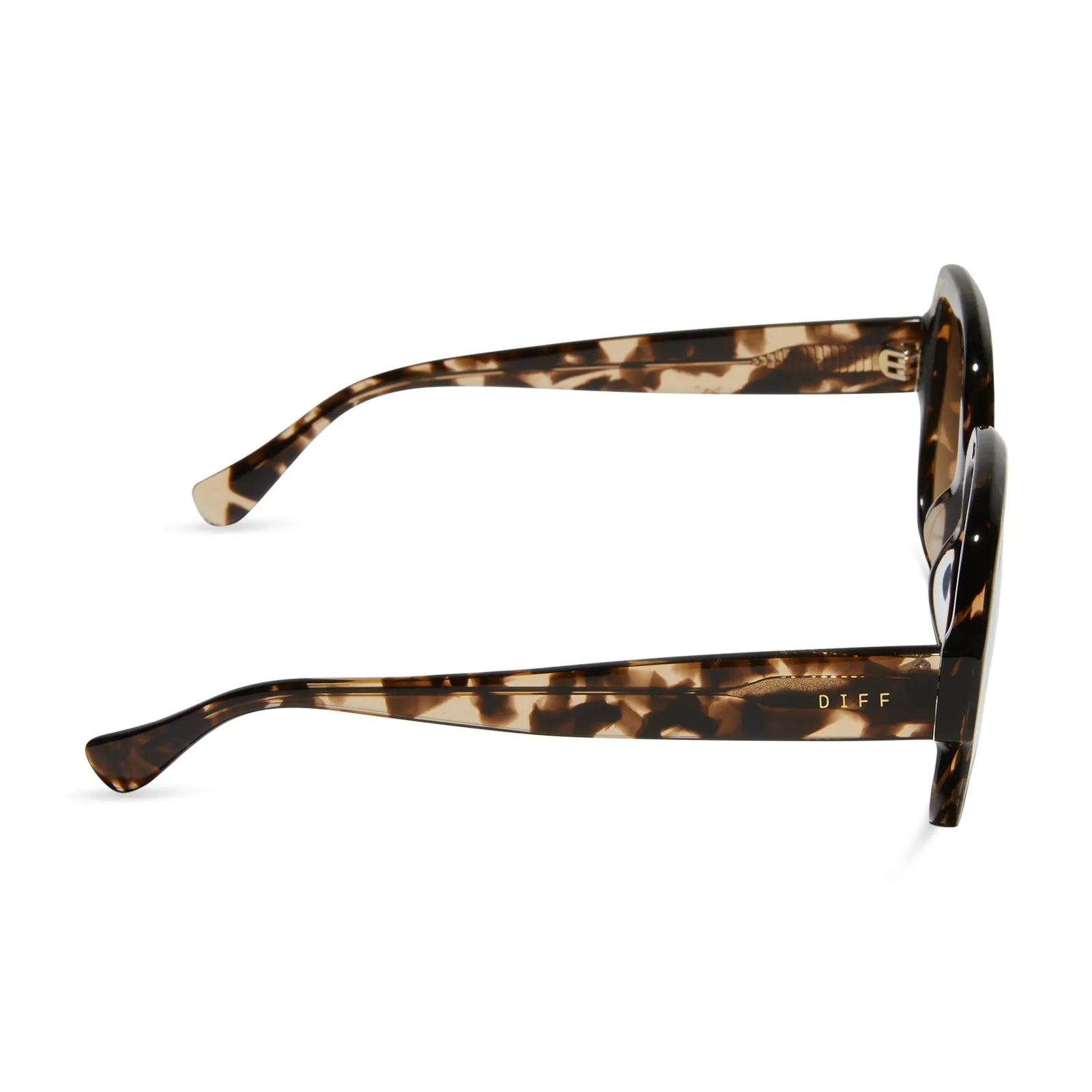 SERAPHINA - ESPRESSO TORTOISE + BROWN GRADIENT SUNGLASSES sold by Diff Eyewear product image thumbnail 3