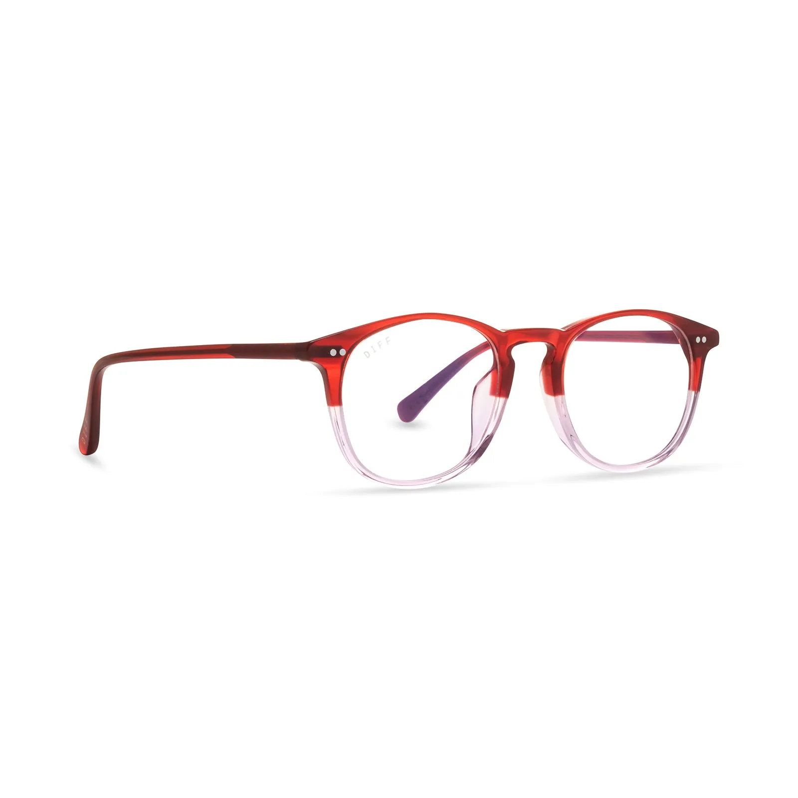 JAXSON - ROSEWOOD OMBRE + BLUE LIGHT TECHNOLOGY GLASSES sold by Diff Eyewear product image thumbnail 2