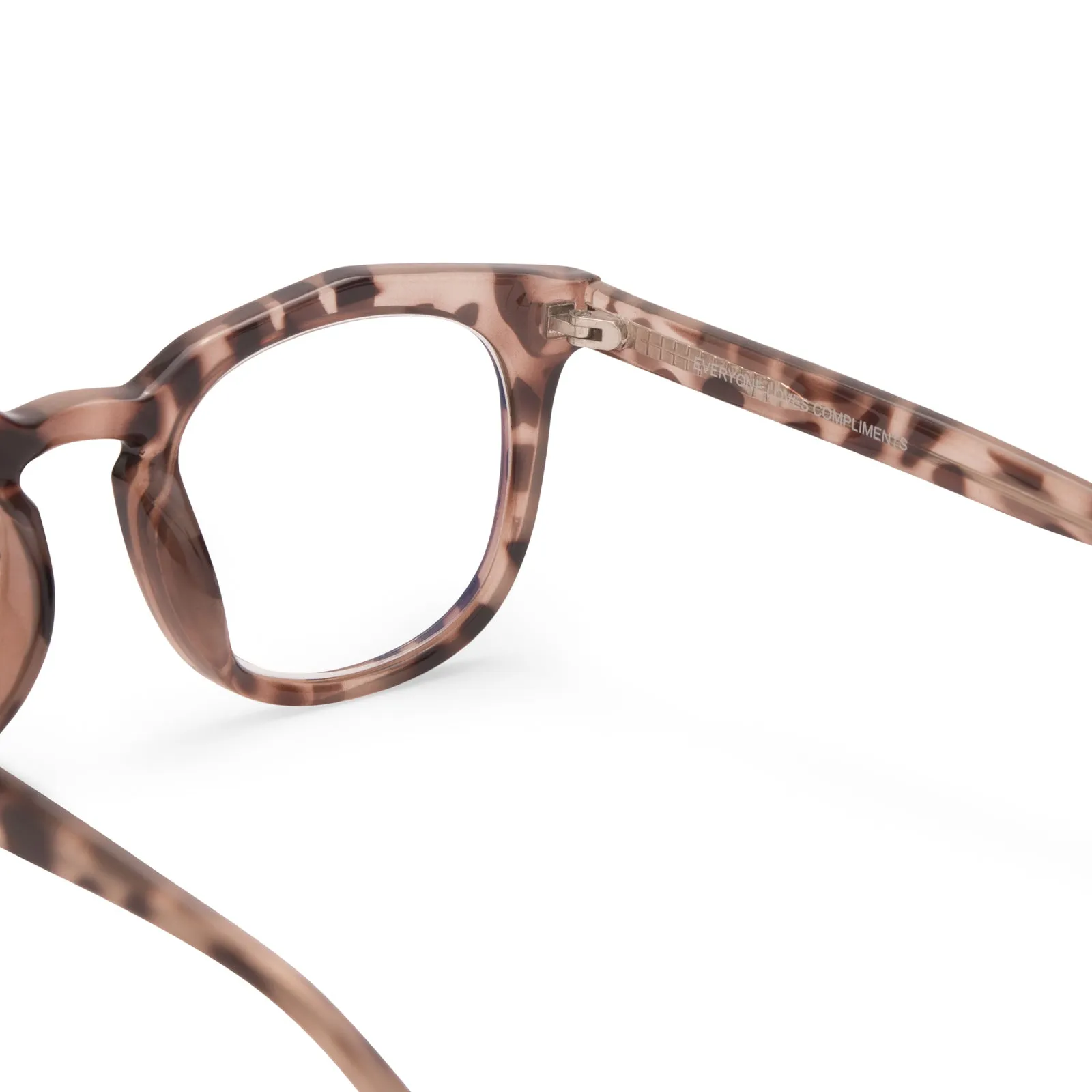ROWAN - BEIGE TORTOISE + BLUE LIGHT READERS sold by Diff Eyewear product image thumbnail 3