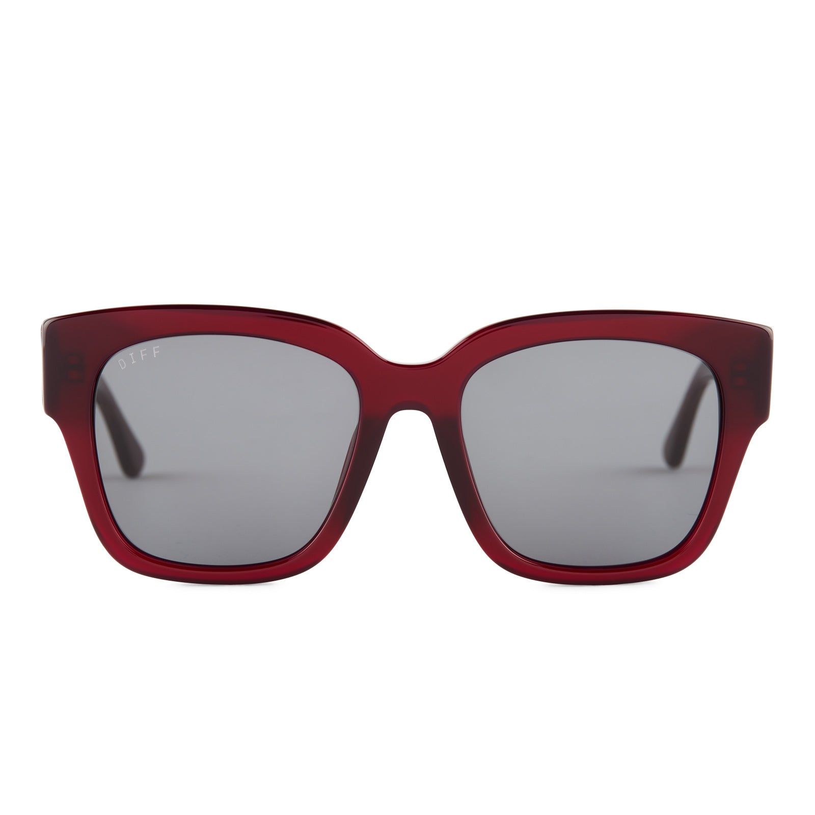 BELLA II - RED + GREY SUNGLASSES sold by Diff Eyewear