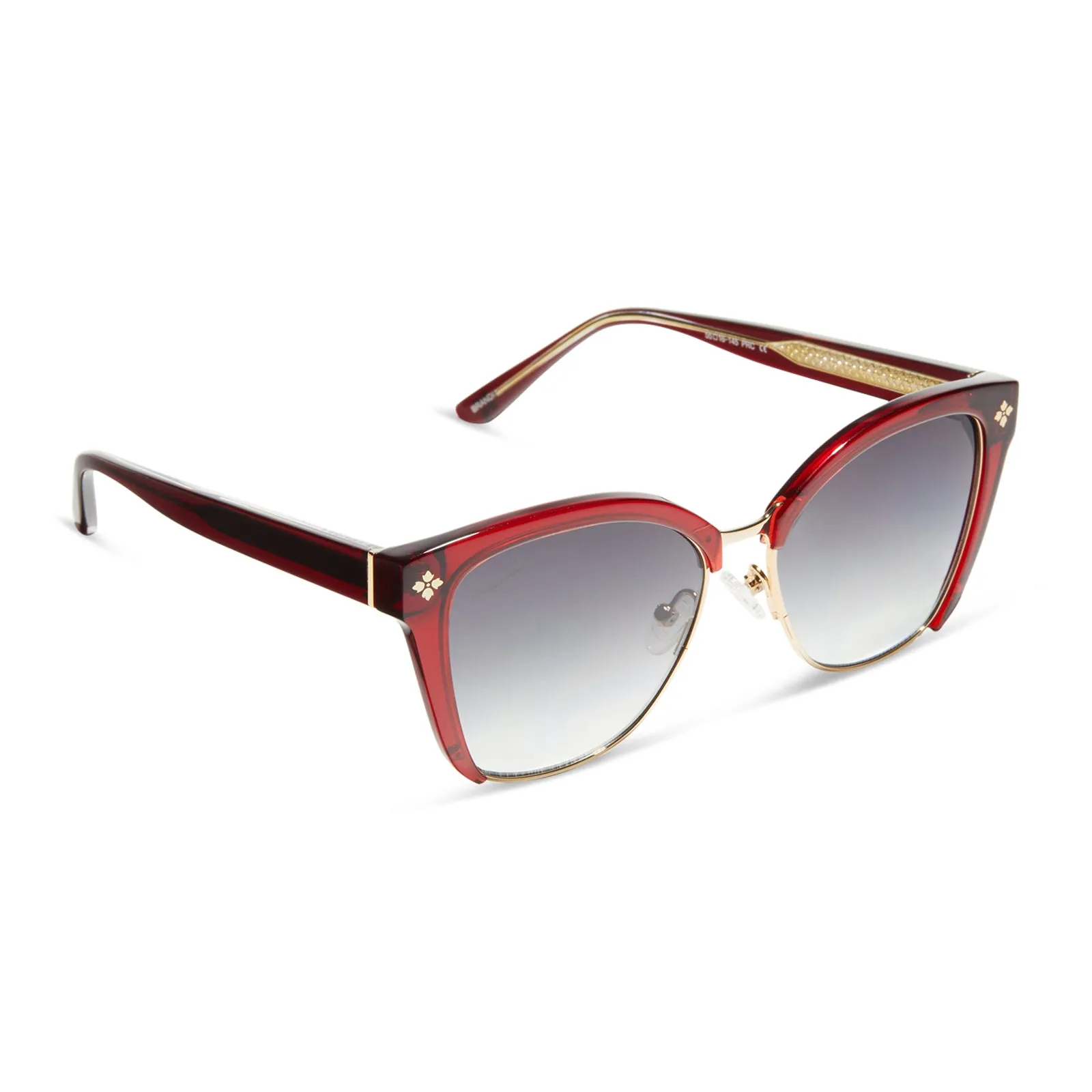 PATRICIA NASH - BRANDI + RUBY RED CRYSTAL + GREY GRADIENT SUNGLASSES sold by Diff Eyewear product image thumbnail 2