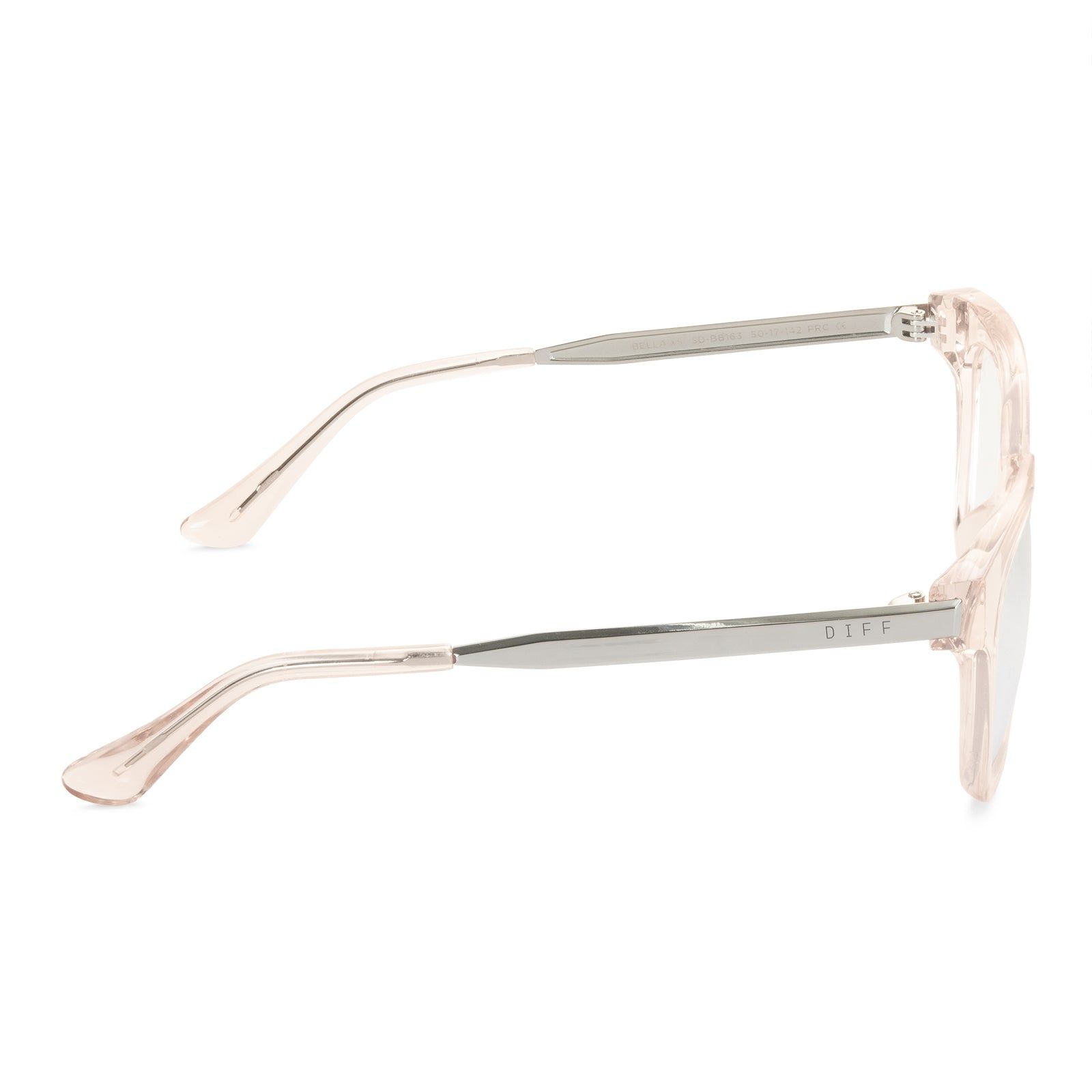 BELLA XS - SANDSTONE CRYSTAL + CLEAR GLASSES sold by Diff Eyewear product image thumbnail 4