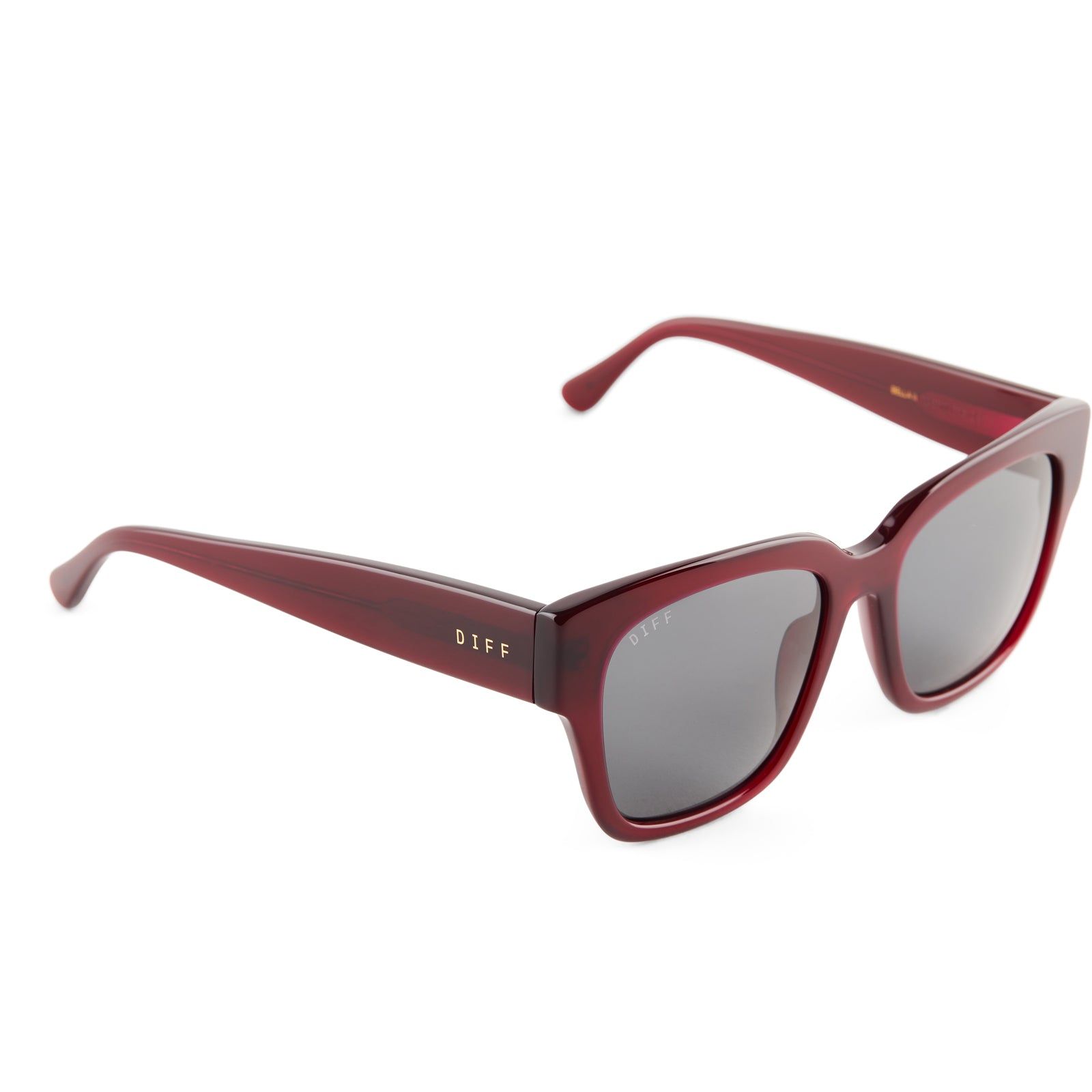 BELLA II - RED + GREY SUNGLASSES sold by Diff Eyewear product image thumbnail 4