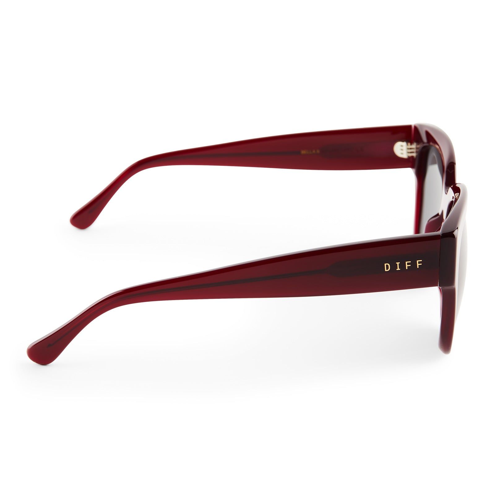 BELLA II - RED + GREY SUNGLASSES sold by Diff Eyewear product image thumbnail 3