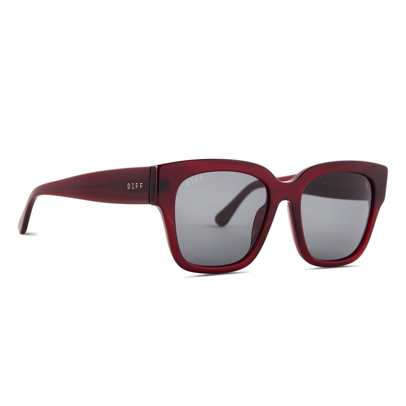 BELLA II - RED + GREY SUNGLASSES sold by Diff Eyewear product image thumbnail 2