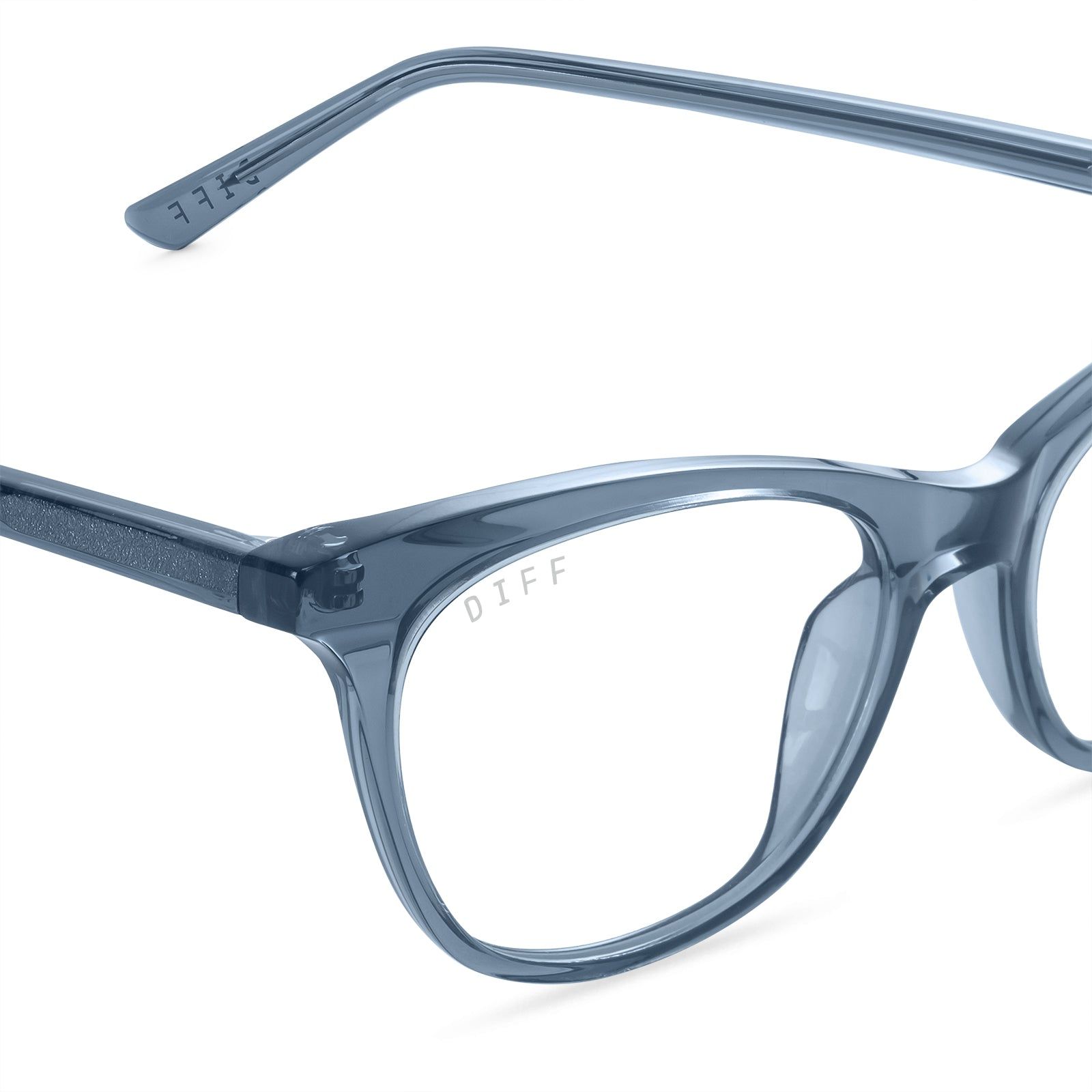 JADE - NIGHT SKY + CLEAR GLASSES sold by Diff Eyewear product image thumbnail 3