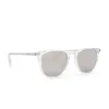 MAXWELL - CLEAR CRYSTAL + GREY MIRROR + POLARIZED SUNGLASSES sold by Diff Eyewear