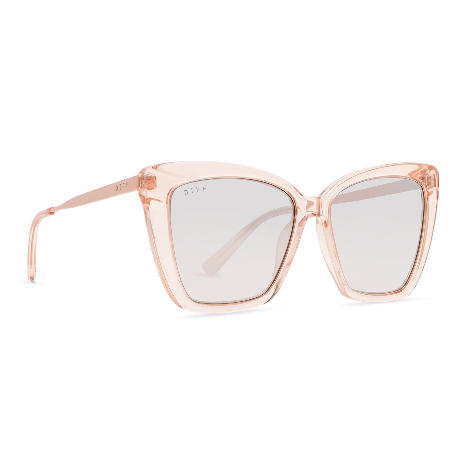 BECKY IV - SANDSTONE CRYSTAL + BEIGE MIRROR SUNGLASSES sold by Diff Eyewear product image thumbnail 2