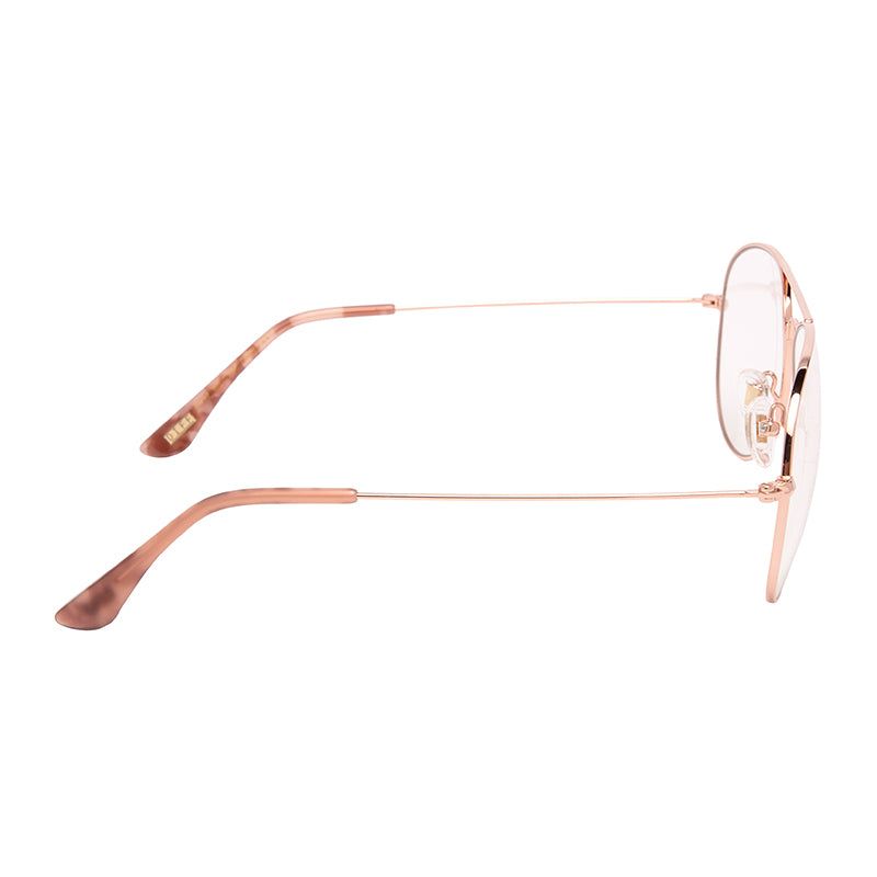 CRUZ - ROSE GOLD + BLUE LIGHT TECHNOLOGY CLEAR GLASSES sold by Diff Eyewear product image thumbnail 3