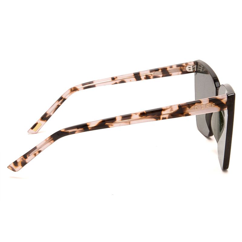 GOLDIE - HIMALAYAN TORTOISE + TAUPE MIRROR SUNGLASSES sold by Diff Eyewear product image thumbnail 3