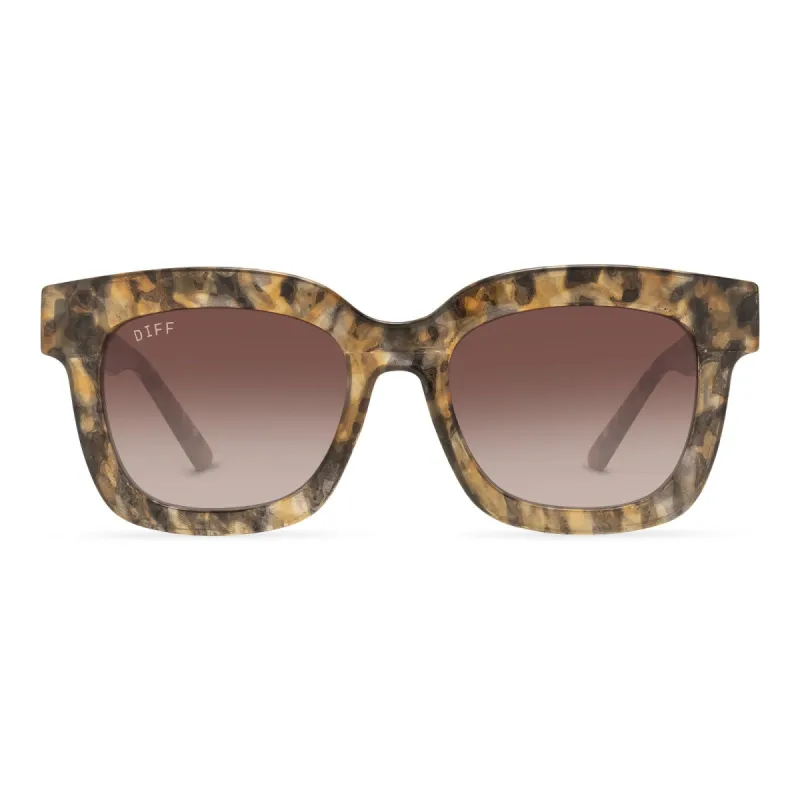 MAKAY - SEA TORTOISE + BROWN GRADIENT SUNGLASSES sold by Diff Eyewear