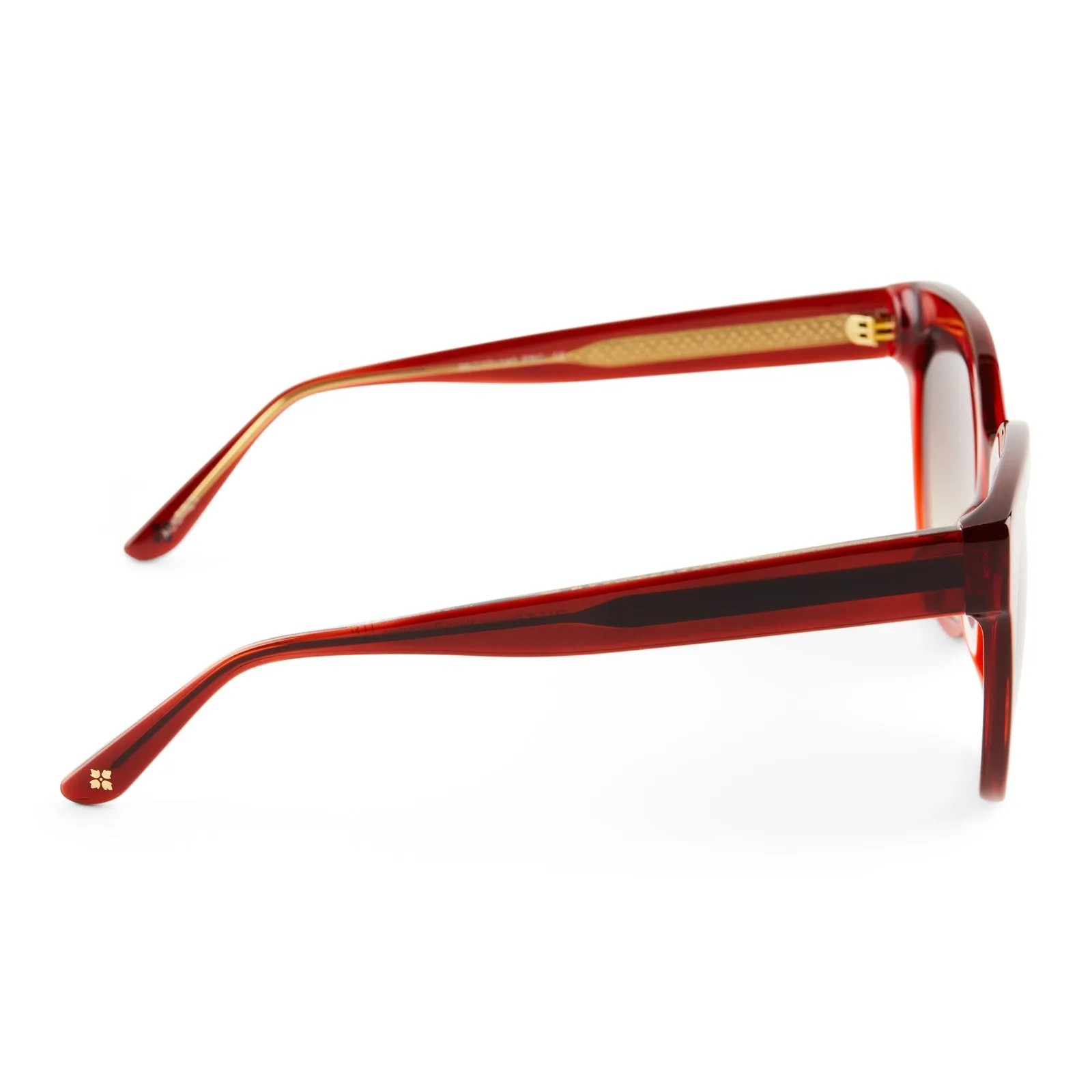 PATRICIA NASH - AUDREY + CAMPARI CRYSTAL + DARK BROWN TO CLEAR SHARP GRADIENT SUNGLASSES sold by Diff Eyewear product image thumbnail 3