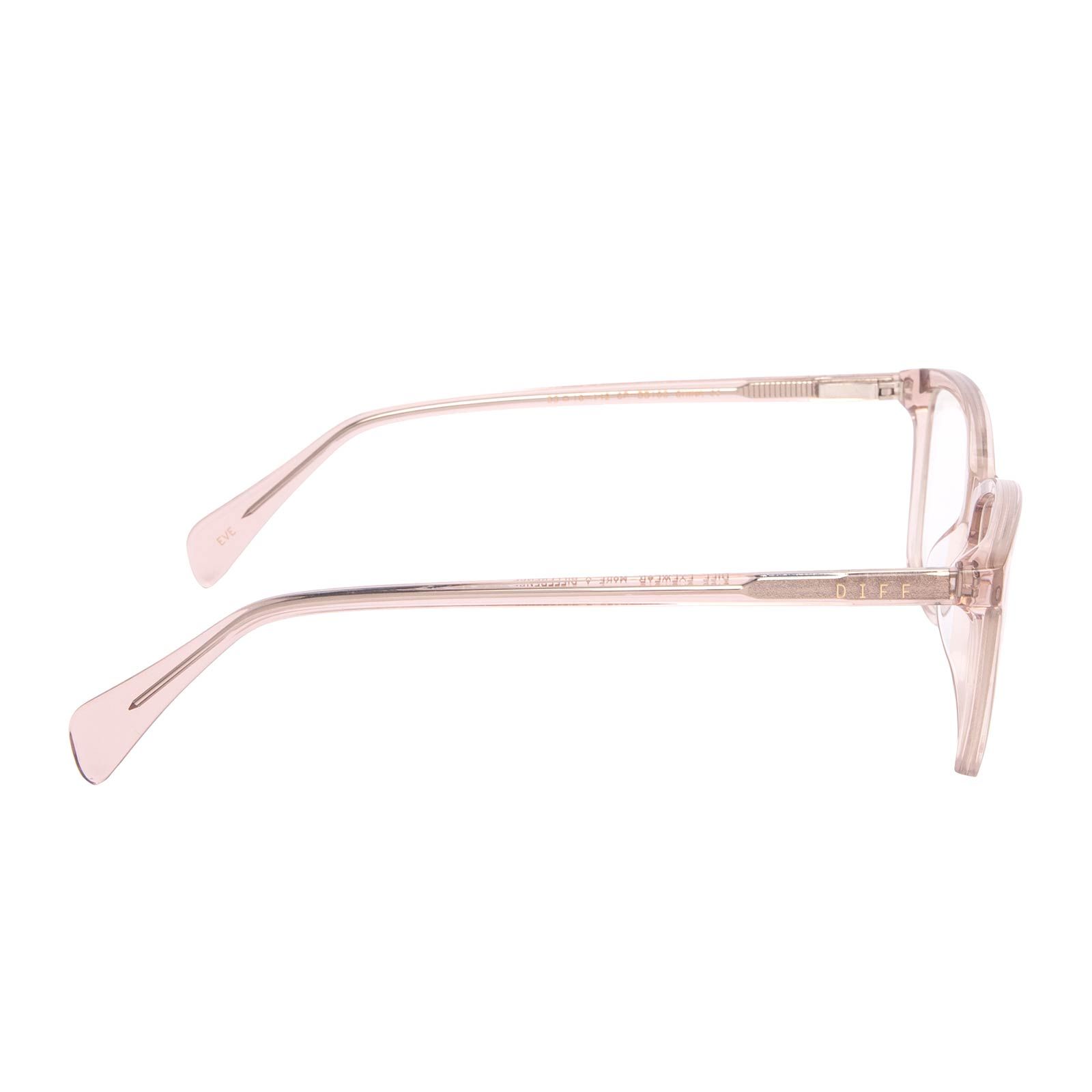EVE - MAUVE CRYSTAL + BLUE LIGHT TECHNOLOGY GLASSES sold by Diff Eyewear product image thumbnail 3